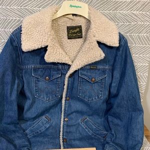 Classic Wrangler Range Coat large Jean jacket